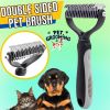 Pet Deshedding Brush Dog Cat Hair Remover Mitt Massage Brush Grooming Brush Comb