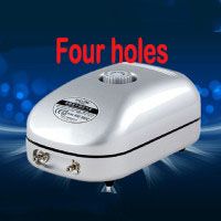 Ultra-quiet Air Pump Double Head  Four Head Fish Tank Oxygen Pump Oxygen Pump (Option: Four holes)