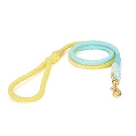 Dog Collar Traction Rope Cotton Rope Hand-knitted Single Head Traction Rope Dog Rope Pet Supplies (Option: 10style)