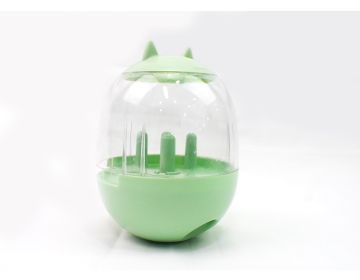 Tumbler, Dog Interactive Chew, Bite, Leaked Food Toy, Pet Supplies (Option: Fresh green)