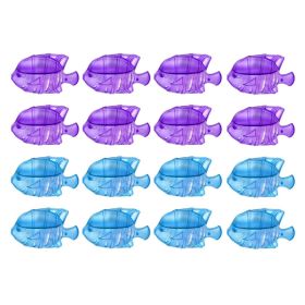 Clean The Filter Screen Of Fish Humidifier Accessories (Option: Blue and purple-16PCS)