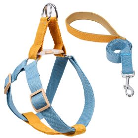 Color Pet Drawstring Leash Vest-style Dog Leash (Option: 8style-M)