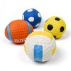 Squeaky Dog Toys; Natural Latex Rubber Dog Balls;  Soft ;  Bouncy & Durable for Small Medium Dogs Puppy Interactive Chew Sound Fetch Play