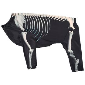 Halloween Clothes Skull Dog Dress Up (Option: Black-2XL)